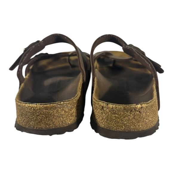 Birkenstock Women’s Mayari Leather Habana Brown Sandals Women’s Size 10 - Picture 6 of 10